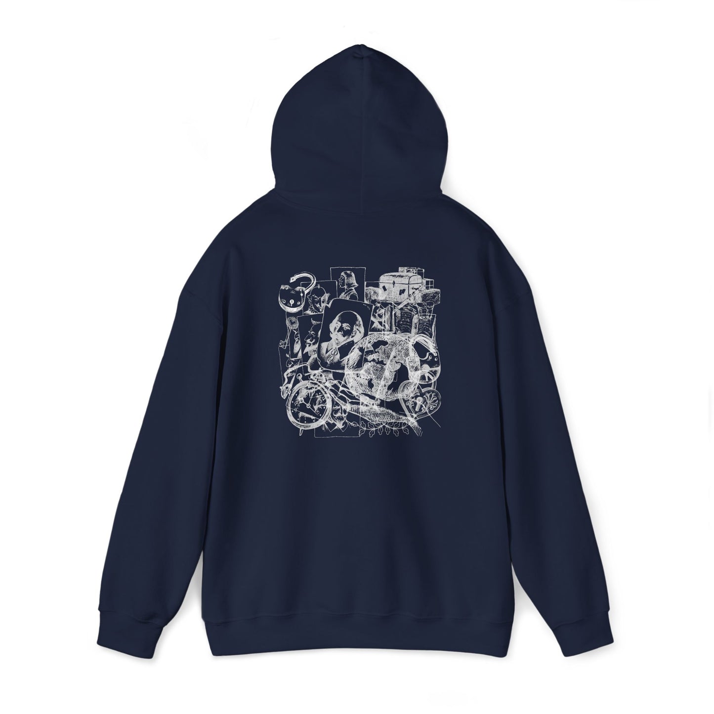 Heavy Blend™ Hooded Sweatshirt with graphics flights