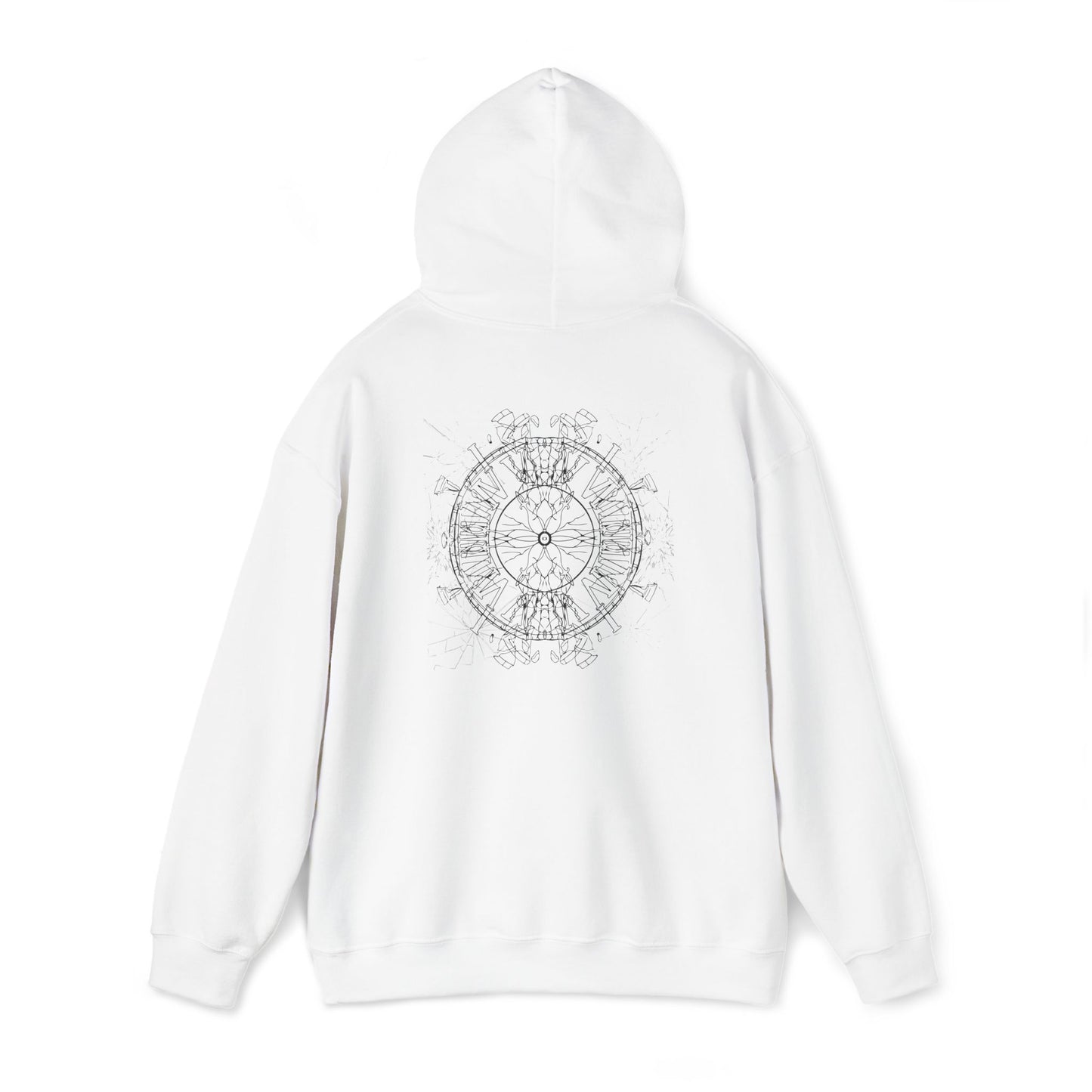 Heavy Blend™ Hooded Sweatshirt with graphics clock