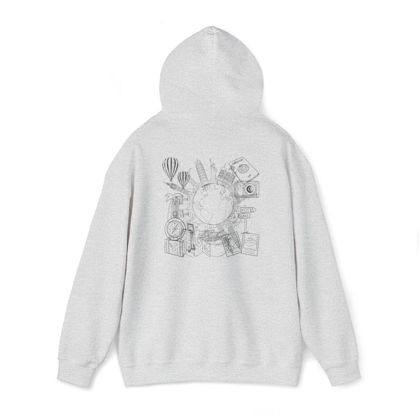 Heavy Blend™ Hooded Sweatshirt with graphics travel