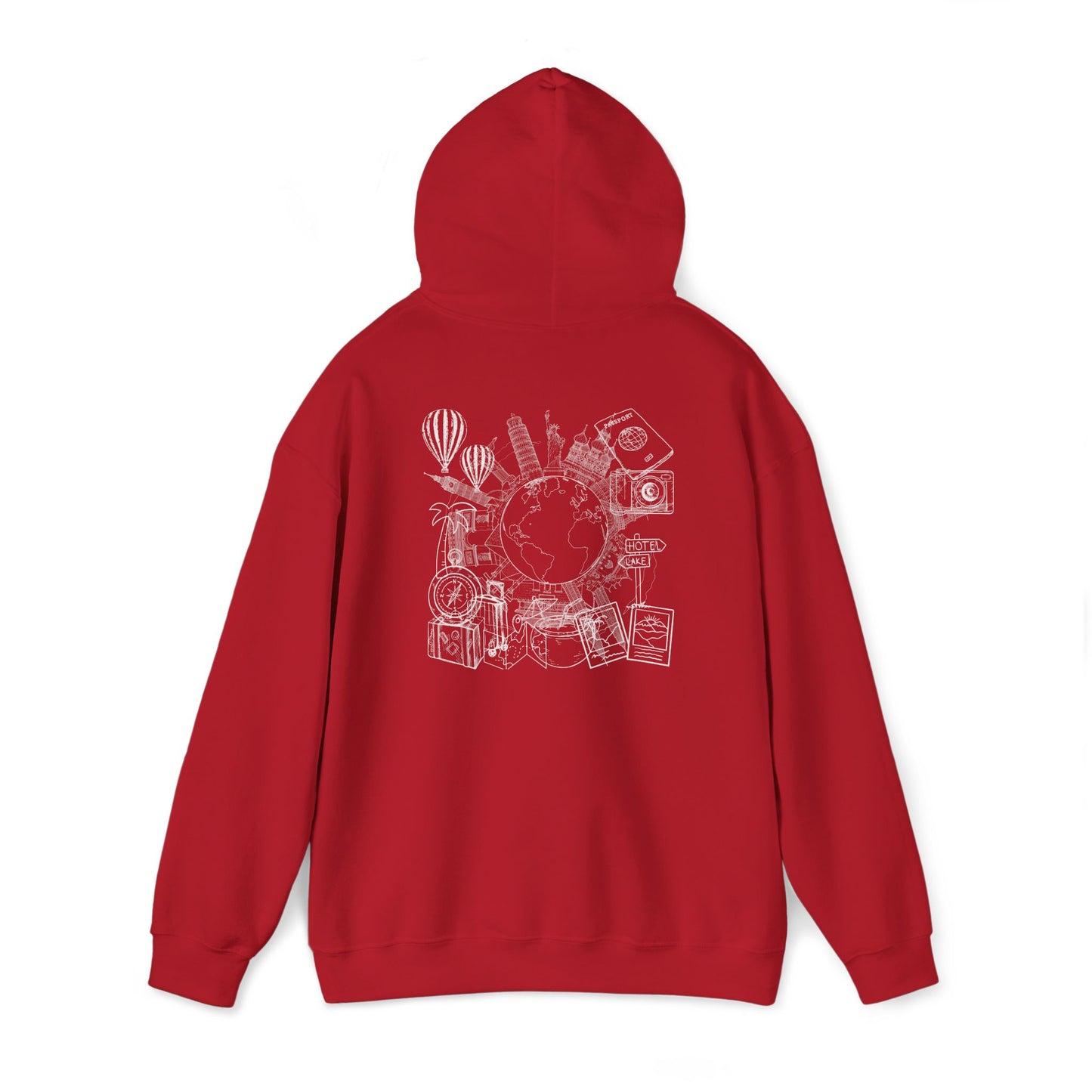 Heavy Blend™ Hooded Sweatshirt with graphics travel