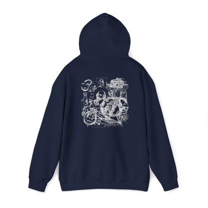 Heavy Blend™ Hooded Sweatshirt with graphics flights