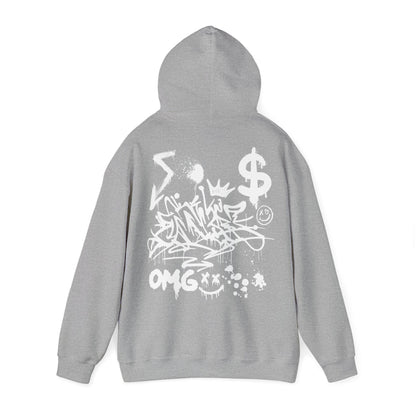 Graffiti Graphic Hooded Sweater