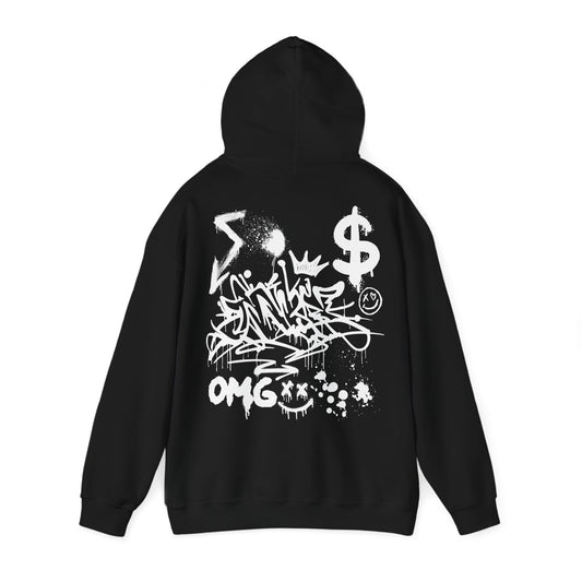 Graffiti Graphic Hooded Sweater