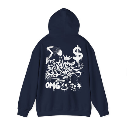 Graffiti Graphic Hooded Sweater