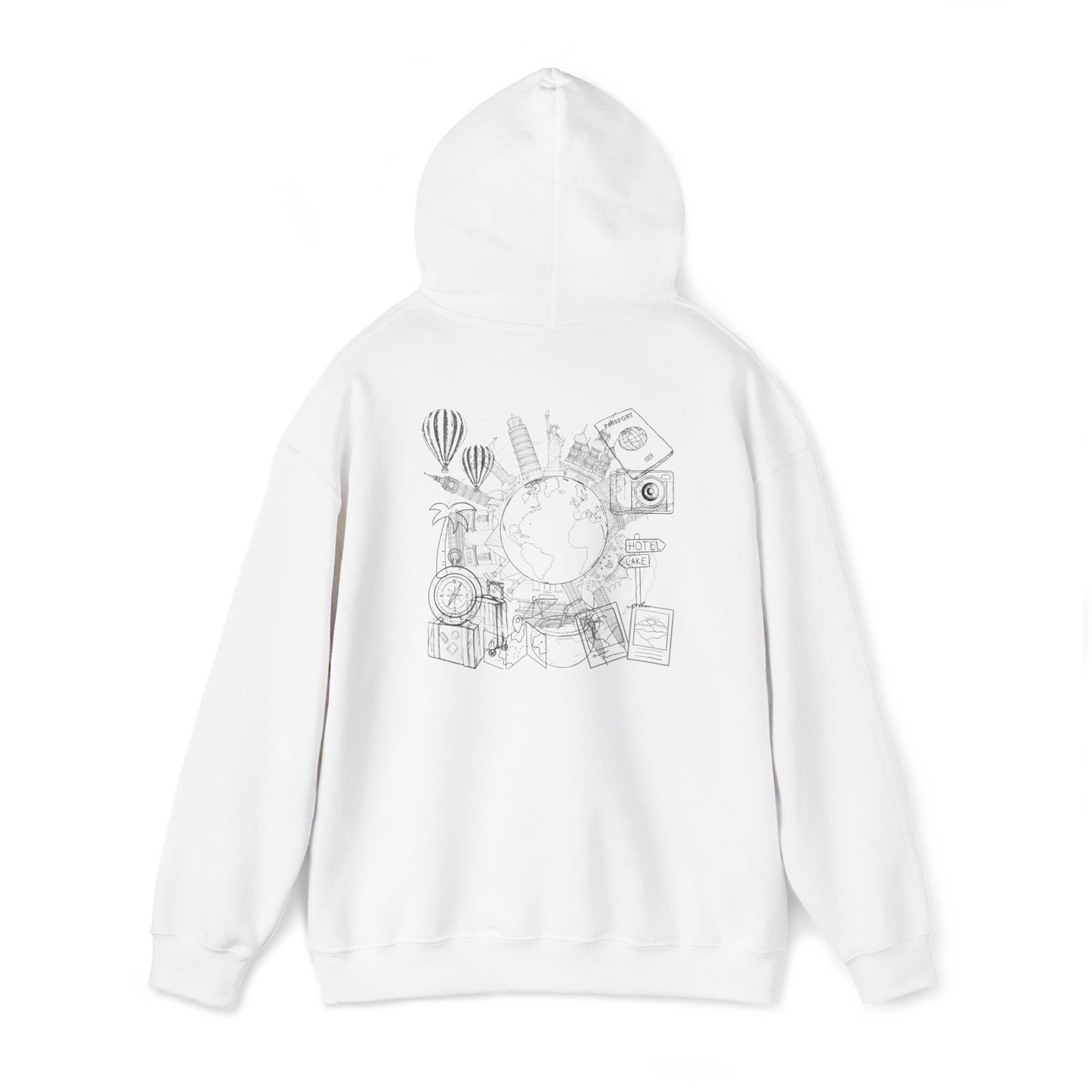 Heavy Blend™ Hooded Sweatshirt with graphics travel