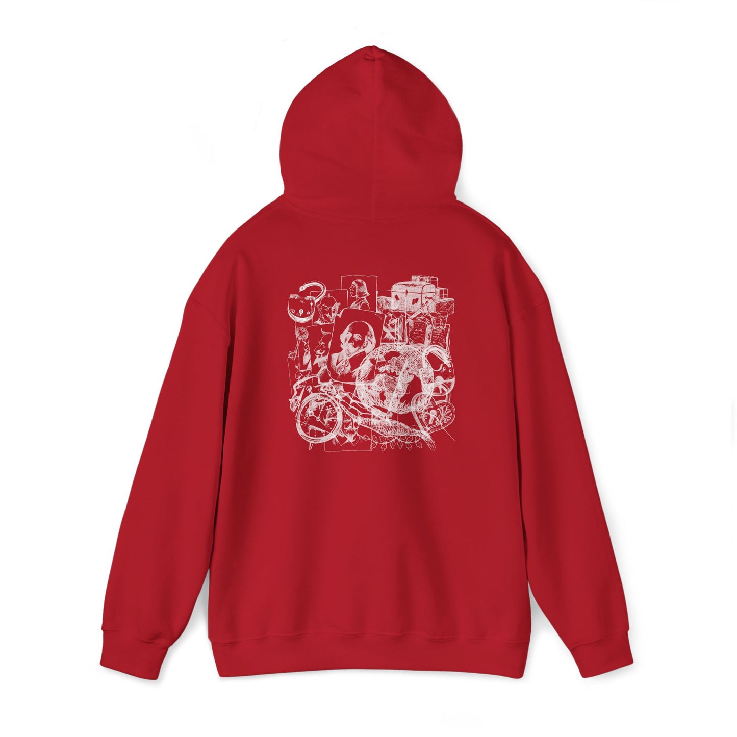 Heavy Blend™ Hooded Sweatshirt with graphics flights