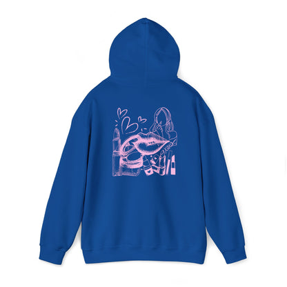 Heavy Blend™ Hooded Sweatshirt with graphics lip stick