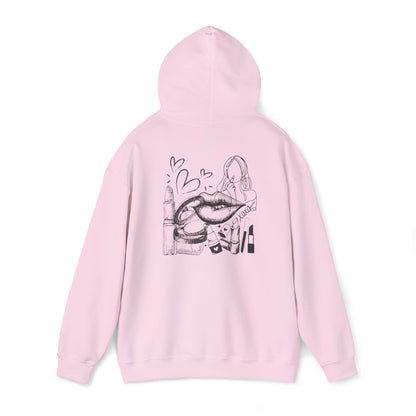 Heavy Blend™ Hooded Sweatshirt with graphics lip stick