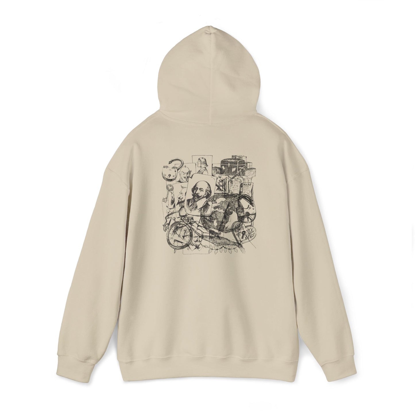 Heavy Blend™ Hooded Sweatshirt with graphics flights