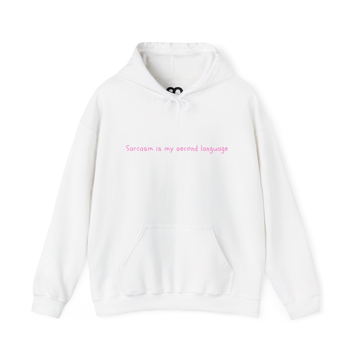 Heavy Blend™ Hooded Sweatshirt with Pink Graphics