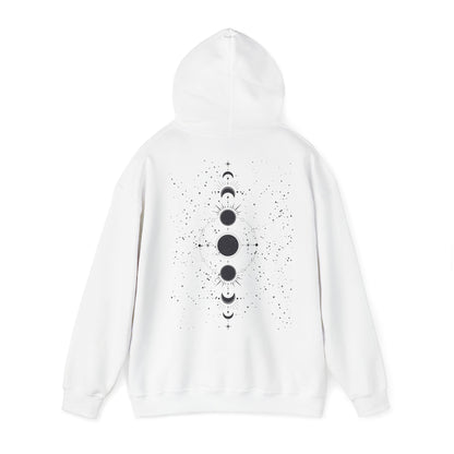 Moon phases Graphic Hooded Sweater