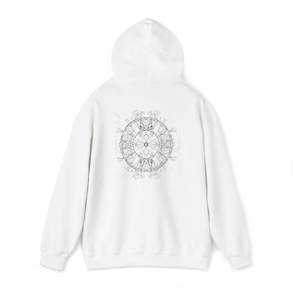 Heavy Blend™ Hooded Sweatshirt with graphics clock