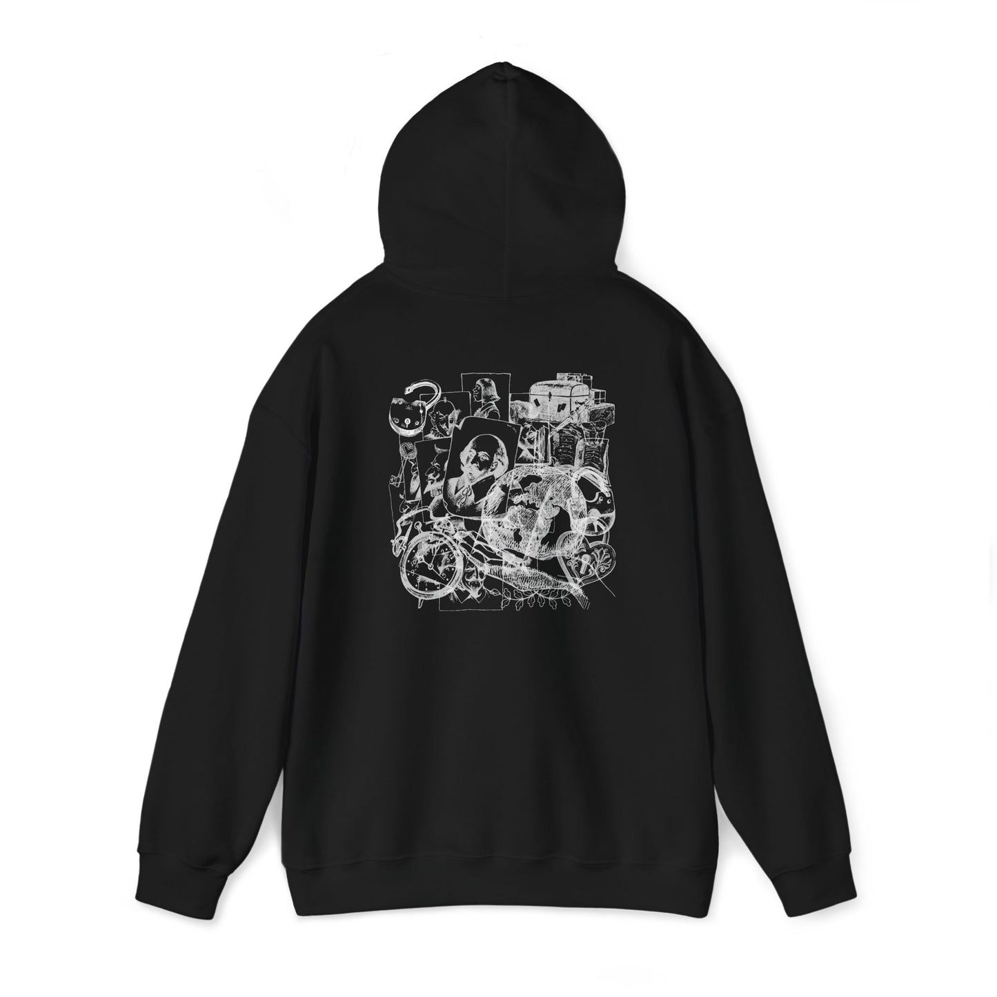 Heavy Blend™ Hooded Sweatshirt with graphics flights