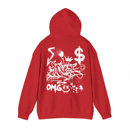 Graffiti Graphic Hooded Sweater