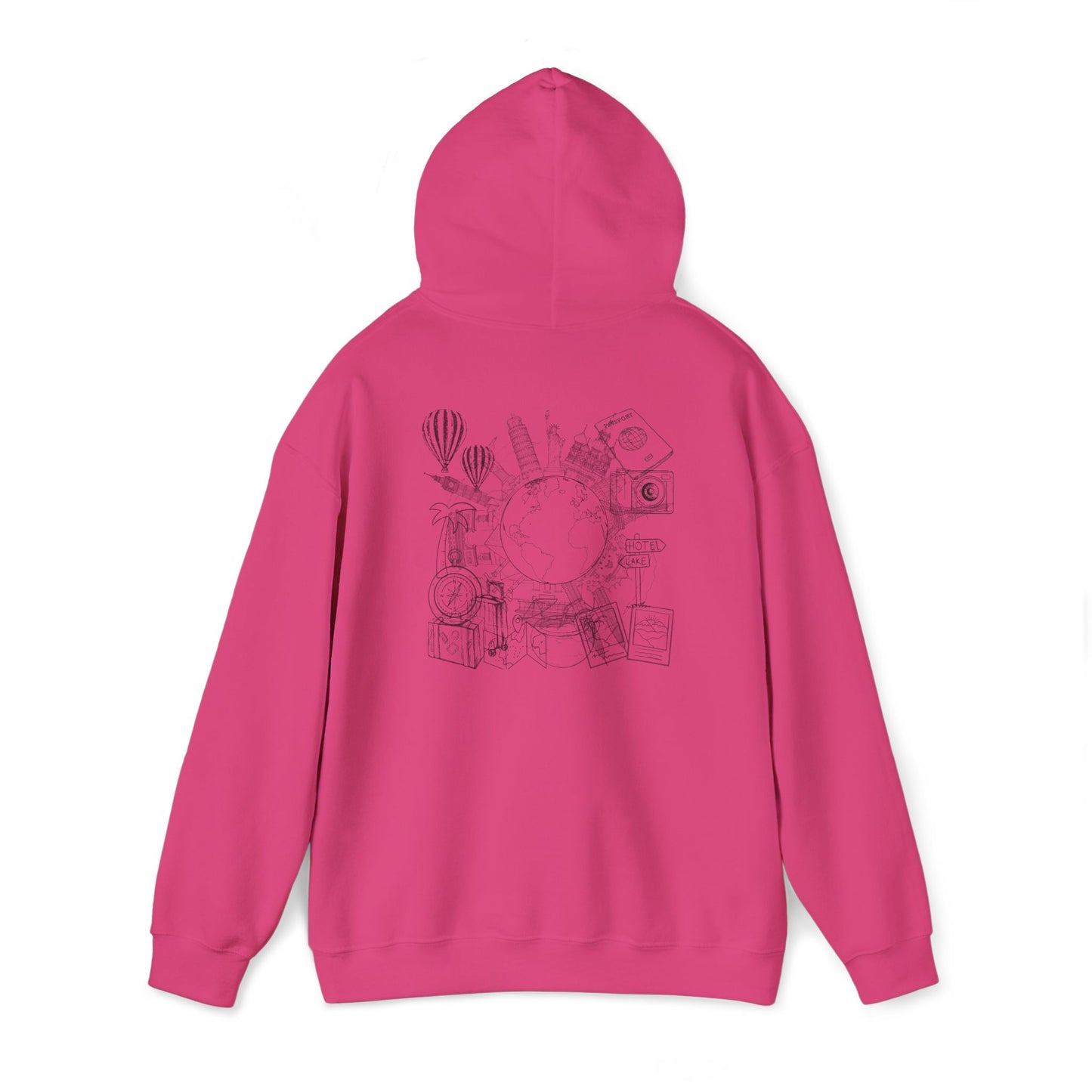 Heavy Blend™ Hooded Sweatshirt with graphics travel