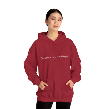 Heavy Blend™ Hooded Sweatshirt with Pink Graphics