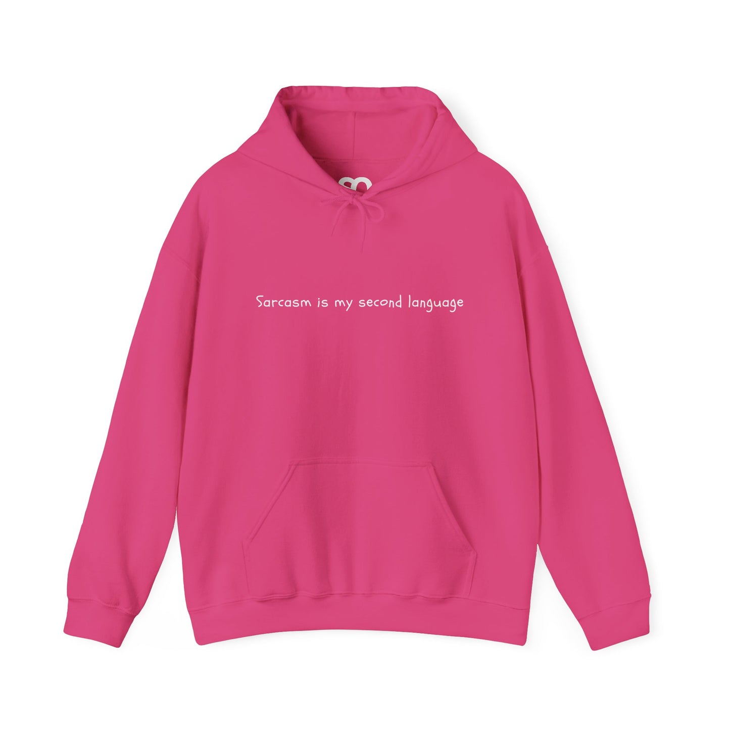 Heavy Blend™ Hooded Sweatshirt with Pink Graphics