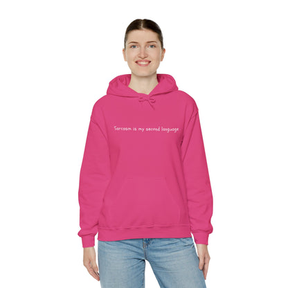 Heavy Blend™ Hooded Sweatshirt with Pink Graphics