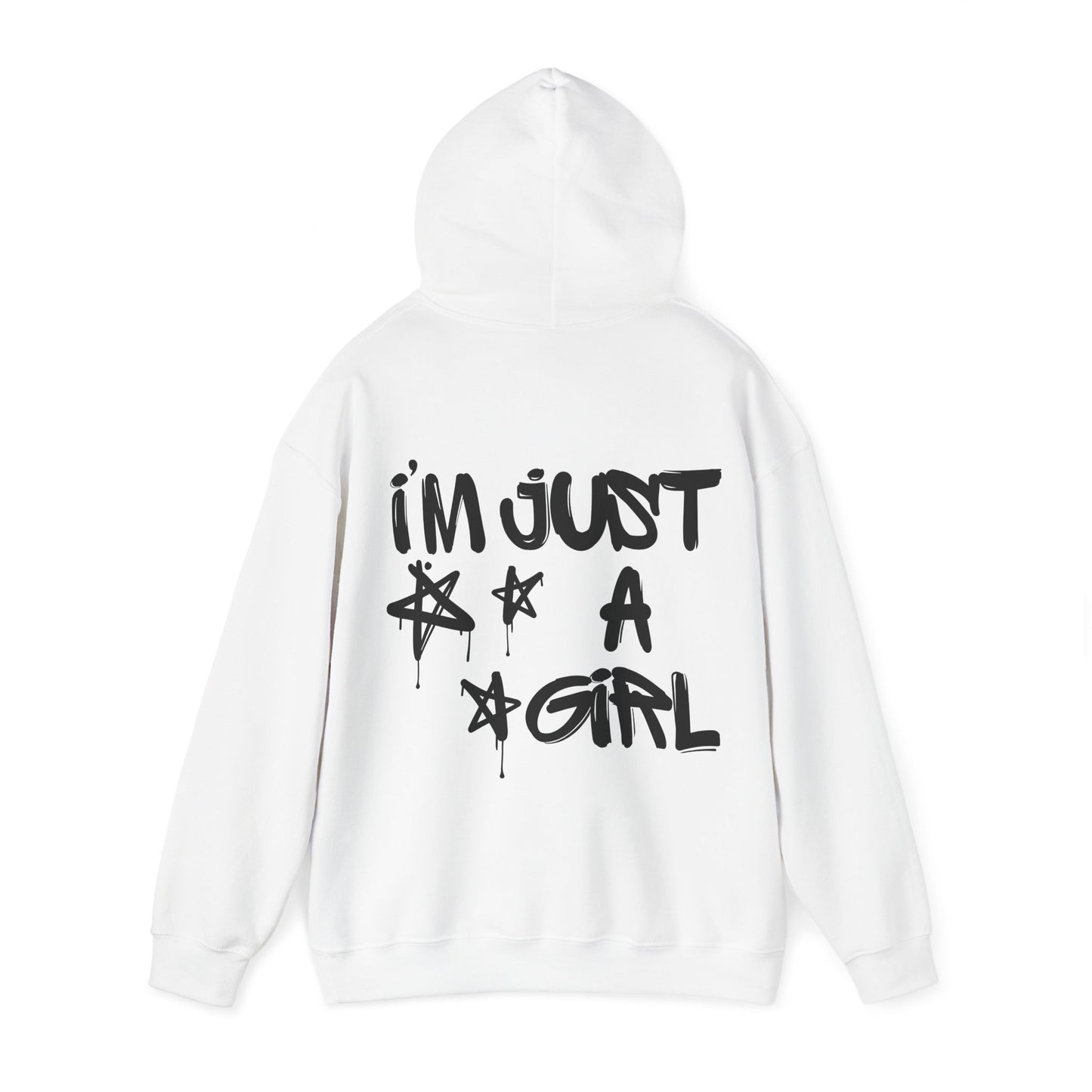 I'm just a girl Graphic Hooded Sweater