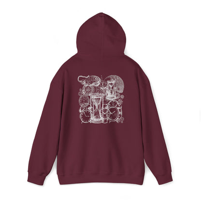 Heavy Blend™ Hooded Sweatshirt with graphics hourglass