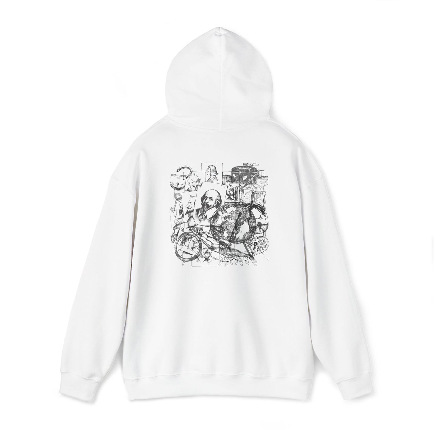 Heavy Blend™ Hooded Sweatshirt with graphics flights