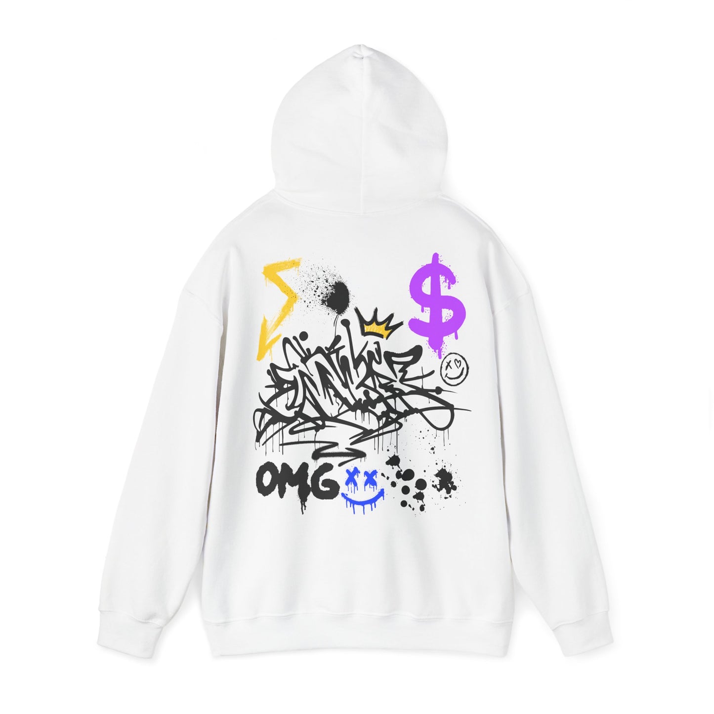 Graffiti Graphic Hooded Sweater