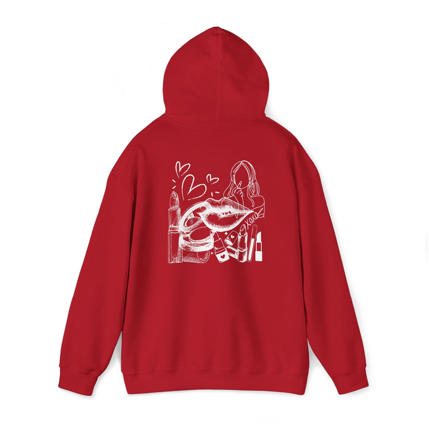 Heavy Blend™ Hooded Sweatshirt with graphics lip stick