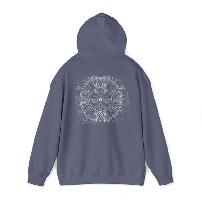 Heavy Blend™ Hooded Sweatshirt with graphics clock