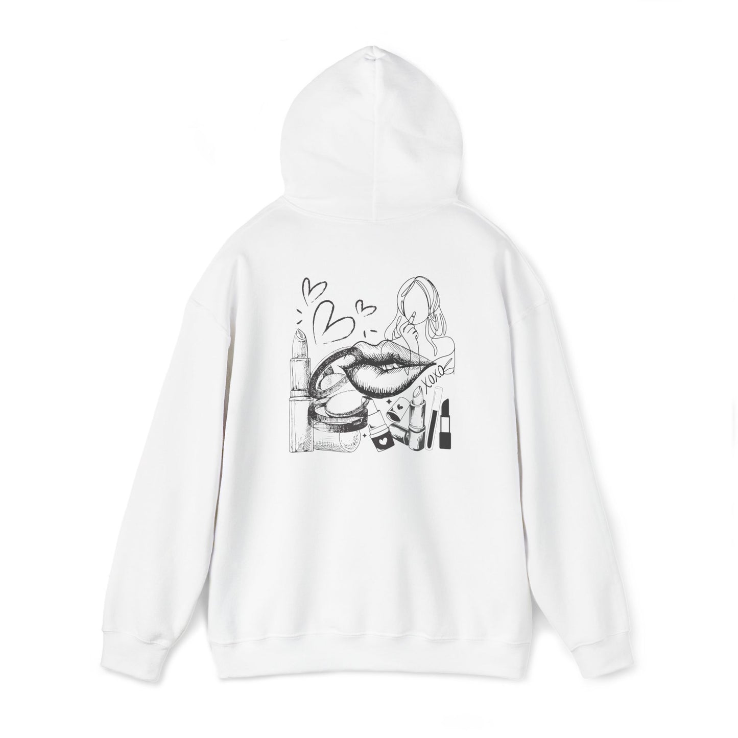 Heavy Blend™ Hooded Sweatshirt with graphics lip stick